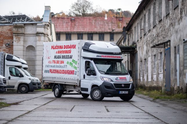 Fiat Ducato — hydraulická plošina Dhollandia